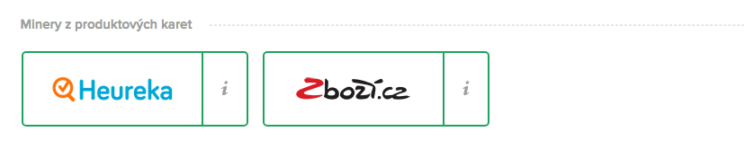 Heureka a Zboží miner