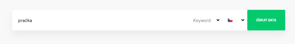 Keyword profiler - pračka