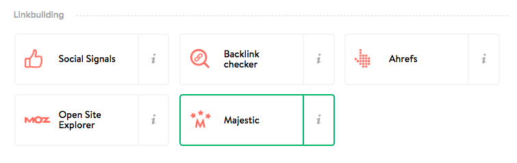 Majestic URL miner