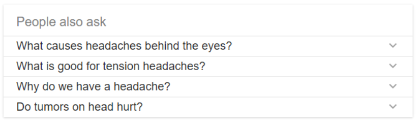 Related questions (people also ask) rozšíření výsledků vyhledávání