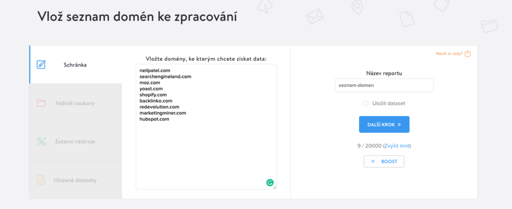 Testování bezpečnosti vložení dat