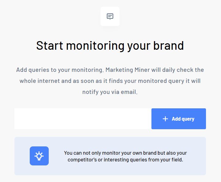 Monitoring of mentions