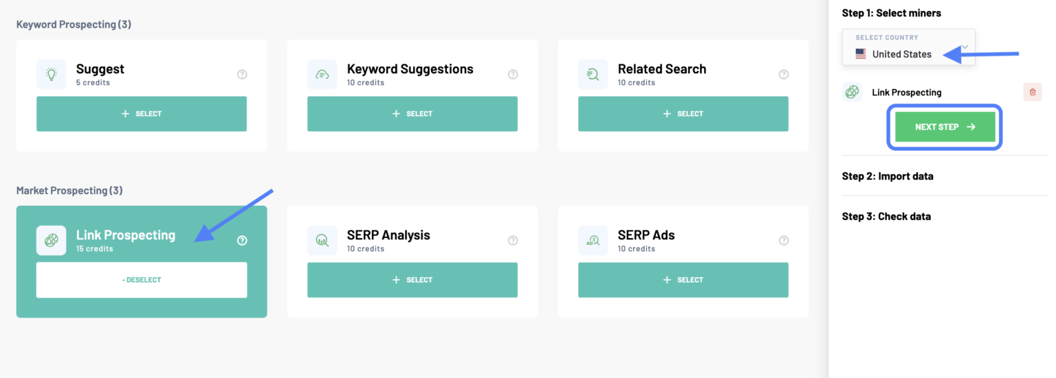 Bulk Link Prospecting Tool - Marketing Miner Knowledge Base